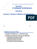 Advanced Computer Architecture: 563 L02.1 Fall 2011