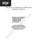 Download Proposal Penawaran Pembuatan Company Profile by wahyu SN109519853 doc pdf
