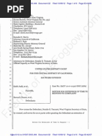 CDCA - Judd - ECF 22 - 2012-10-09 - (WVA) Tennant MOTION For Extension of Time To Respond