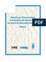 Manual P Transversalizr La Perspctiva D Género-México