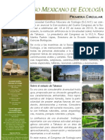 Cartel IV Congreso Mexicano de Ecologia