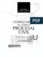 Comentarios Al Codigo Procesal Civil Peruano - Tomo i