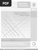 Curso "Diseño de situaciones didácticas en preescolar"