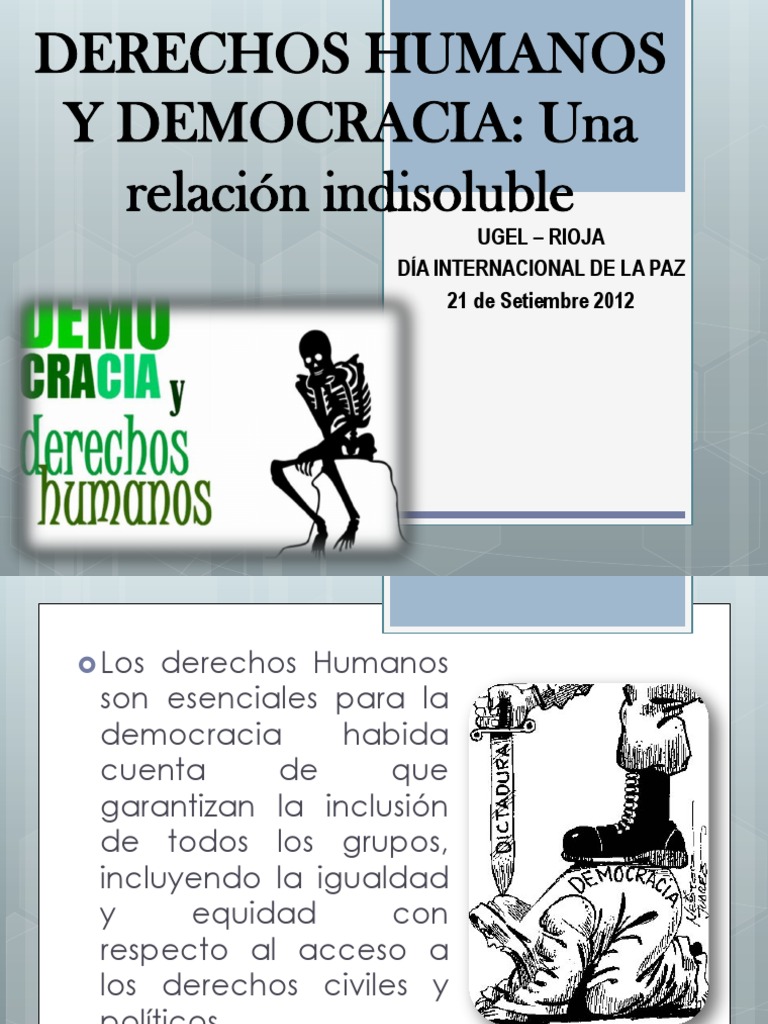 Derechos Humanos y Democracia | PDF | Política | Ciencias sociales