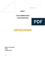 ETAPA Administrativa Plan de Mercadeo