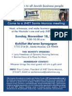 JNET Santa Monica Meeting Flyer - 11-18-12