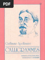 Apollinaire Calligrams | PDF | Cubism | Poetry