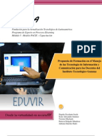 Propuesta de Formación en El Manejo de Las Tecnología de Información y Comunicación para Los Docentes Del Instituto Tecnológico Gamma