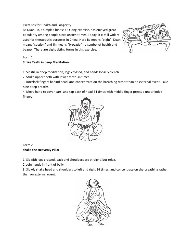 Simple Chinese Qigong Exercise | PDF | Qigong | Hand
