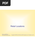 Retail Locations: Mcgraw-Hill/Irwin Retailing Management, 6/E