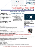 1°Torneo Internazionale ELO Rapid FIDE