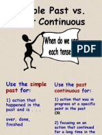 Past Cont vs Simple Past