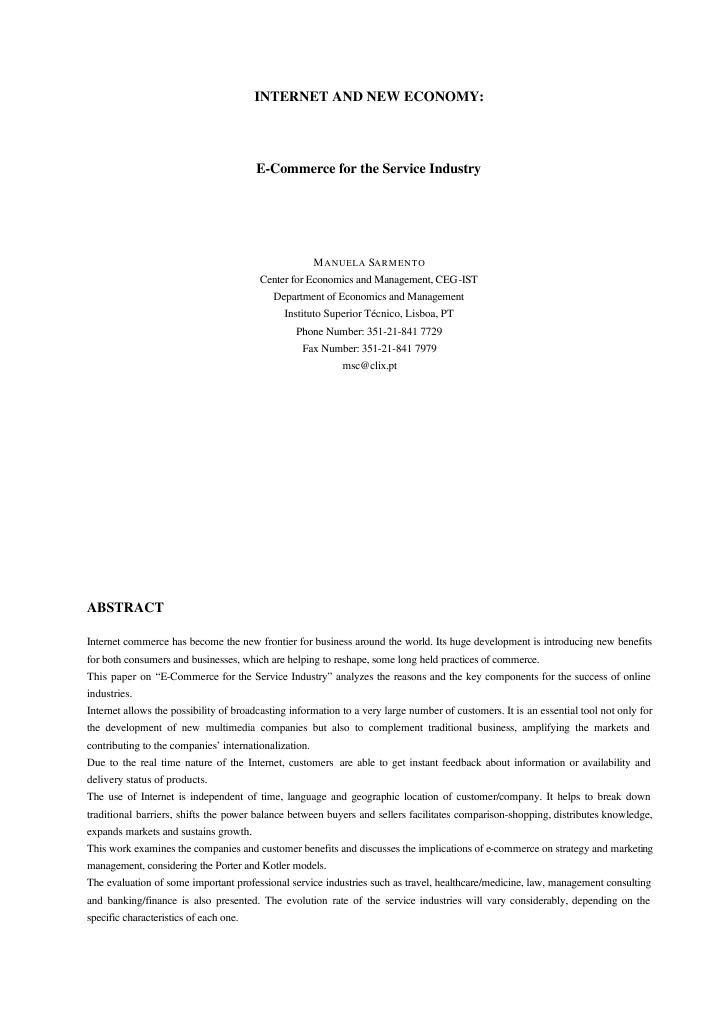 E-Commerce Transforming India's Service Sector | PDF | E Commerce ...
