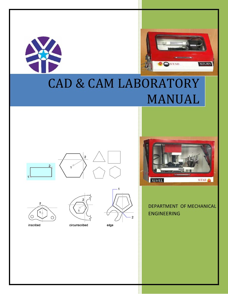 Cadcam Lab Manual Computer Aided Design Engineering Tolerance