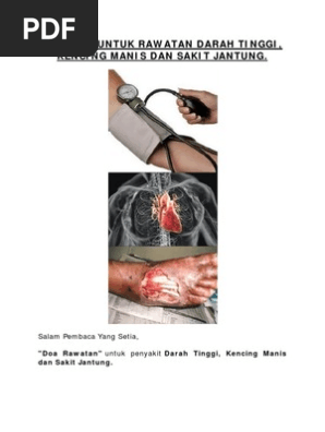 Doa Doa Untuk Rawatan Darah Tinggi Kencing Manis Dan Sakit Jantung Pdf