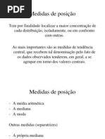 Medidas de posição