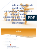 Métodos de integração e de socialização