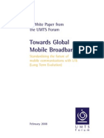 Towards Global Mobile Broadband LTE White Paper