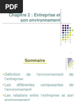 CH2-Entreprise Et Son Environnement