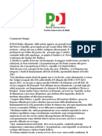 Comunicato Stampa PD 09 10 12 -1