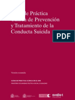 Guía de Practicas Clínicas Conducta Suicida Resum