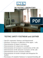 Footwear Testing Laboratory INEN
