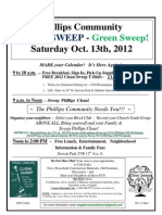 Phillips Community - Saturday Oct. 13th, 2012: Clean Sweep