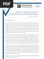 Impact of Counter-Terrorism On Communities - France Background Report