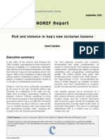 Risk and Violence in Iraq's New Sectarian Balance