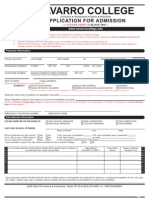 Navarro College Application For Admission