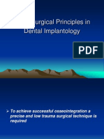 Basic Surgical Principle in Implantology