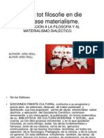 Introduccion A La Filsofia y Al Materialismo Dialectico