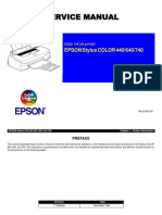 Epson SC-440, SC-640, SC-740 Service Manual