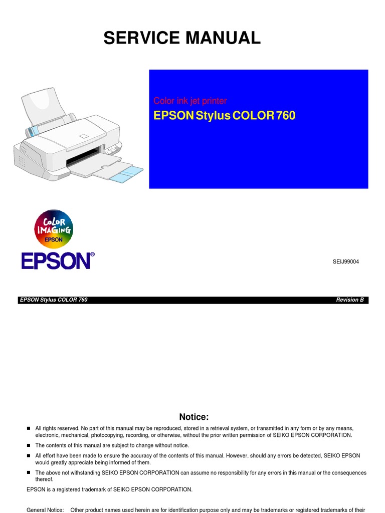 epson 760 printer