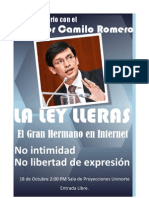 Senador Camilo Romero: La Ley Lleras