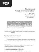 Estado da arte da formação de professores no Brasil