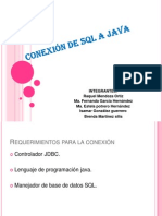 Conexion de SQL A Java