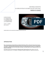 Nokia N-Gage: Industrial Design Tu/E Dg501 Introduction To Business Process Analysing