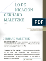 Modelo de Comunicación Gerhard Maletzke