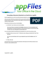 6c.) AppFiles2012 - Forwarding A Document Attached To An Email Into An AppFile