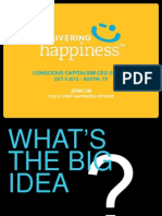 Conscious Capitalism CEO Summit "The Big Idea" Delivering Happiness - Jenn Lim