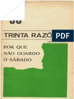 Razões para não guardar o sábado