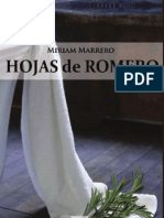 Hojas de Romero novela de Miriam Marrero 