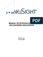 Manual Mine Sight Aplicaciones Geologicas