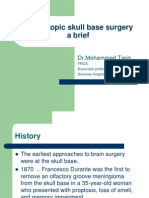 Endoscopic Skull Base Surgery