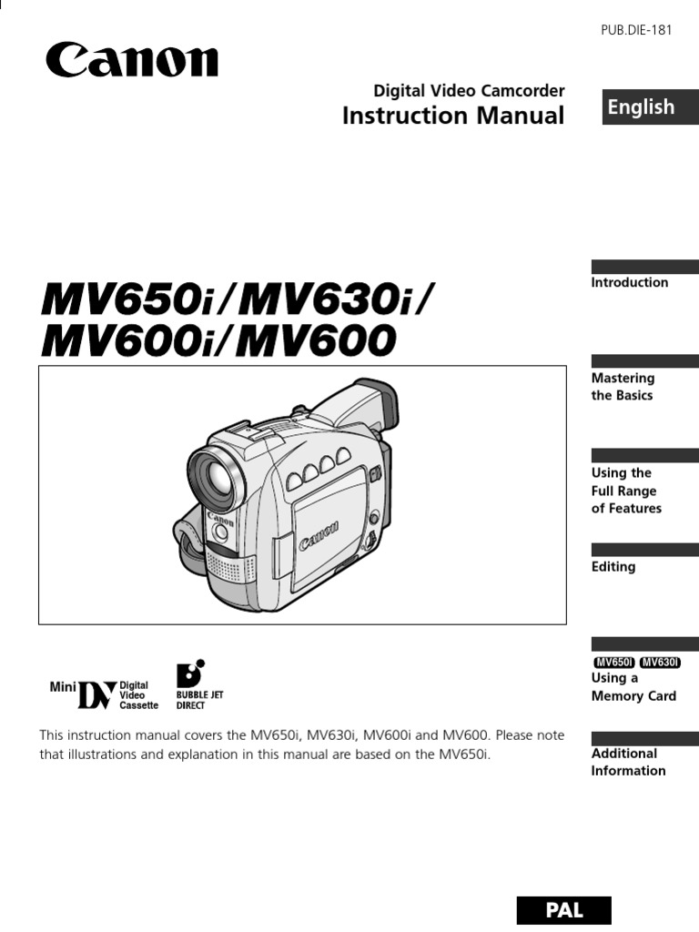 Mv600 Series Cug en PDF Zoom Lens Power Supply