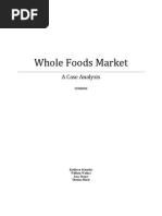 Download Whole Foods Analysis by Liz Walker SN109677832 doc pdf