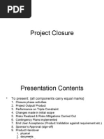 Download Project Closure Presentation by Bilal SN10968378 doc pdf