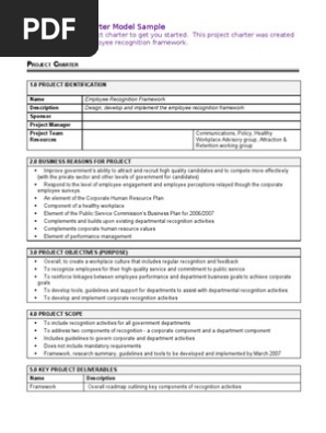Project Charter