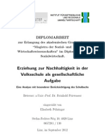 Erziehung Zur Nachhaltigkeit in Der Volksschule Als Gesellschaftliche Aufgabe. Eine Analyse Mit Besonderer Berücksichtigung Des Schulbuchs